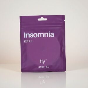 TIY Hair Ties Insomnia Refill Dark Purple Elastic Cords